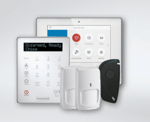 Honeywell Lyric Smart Alarm Panel with Keypad and Sensors