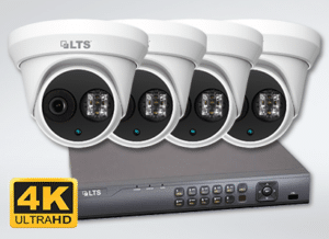 Four Dome Camera 8.3 Megapixel HD 4K DVR Package