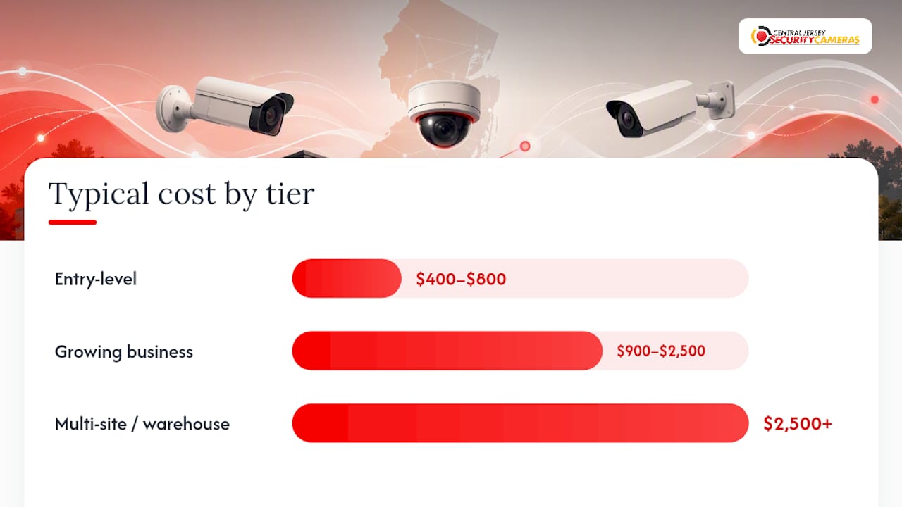 What Does a Small Business Security Camera System Typically Cost? — overview diagram