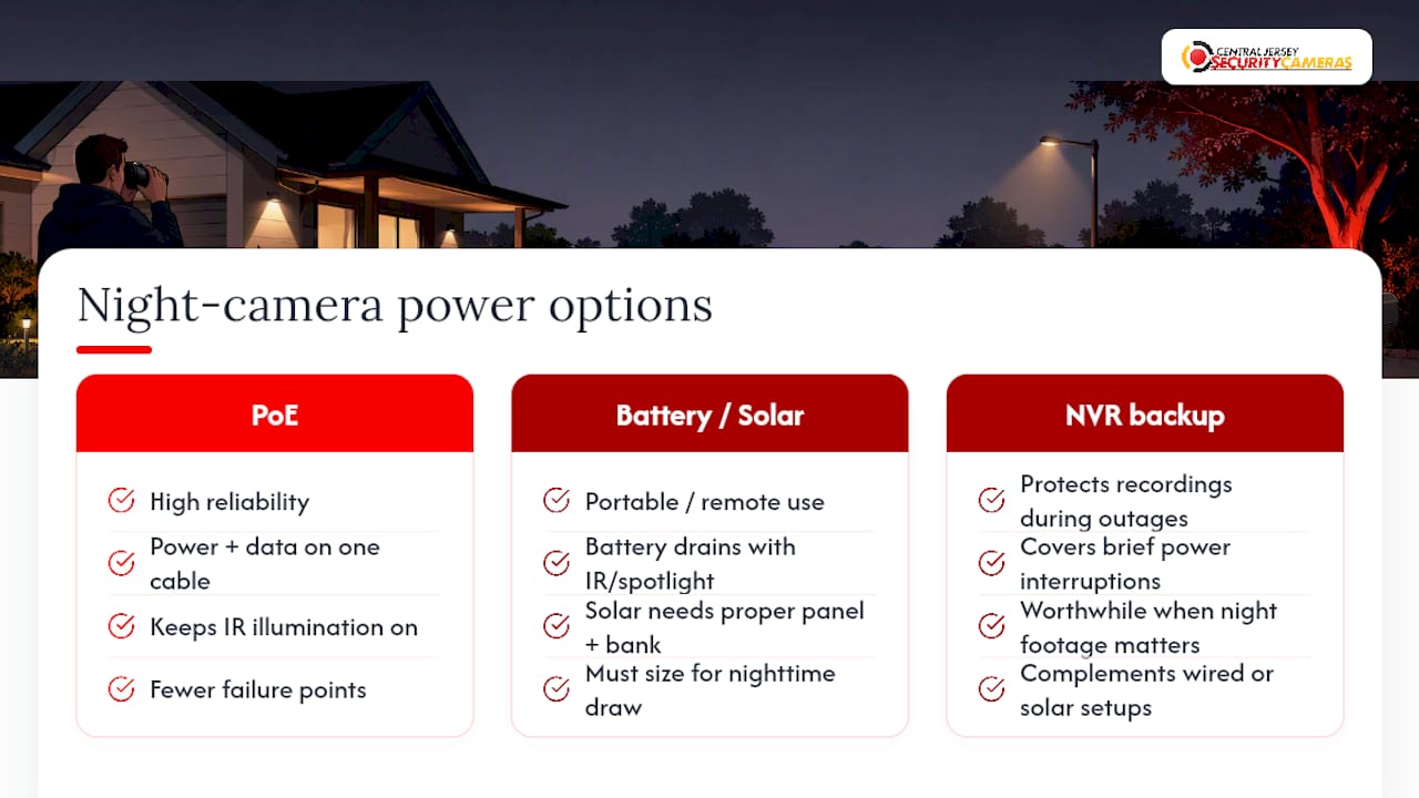 What Power Setup Keeps Cameras Running All Night? — overview diagram